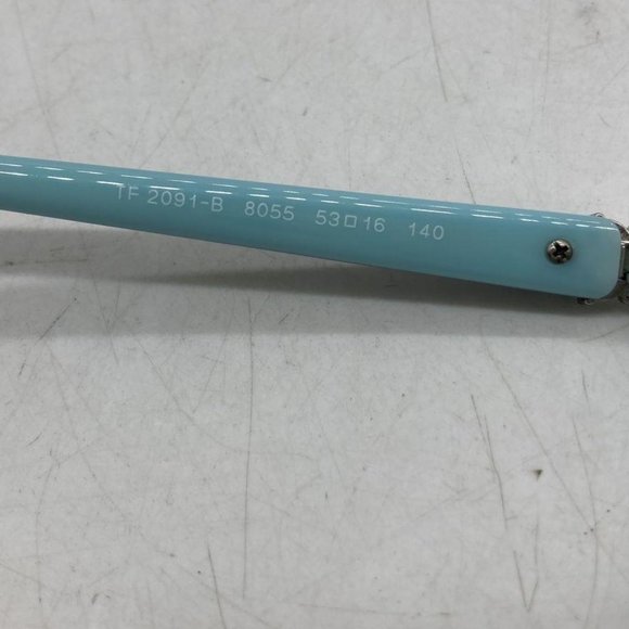 Tiffany & Co Full rim Black Teal Prescription Glasses w/ COA - Picture 6 of 8